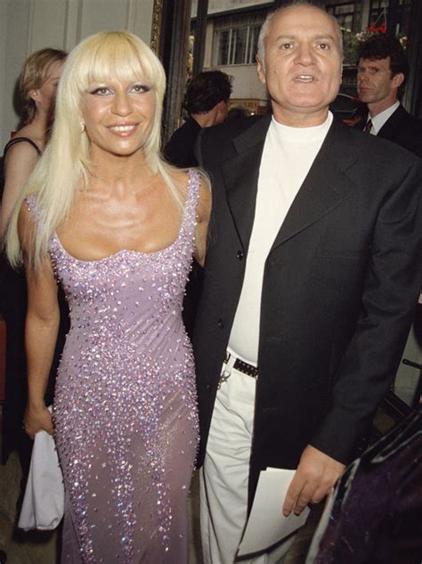 gianni versace and donatella|where is donatella versace now.